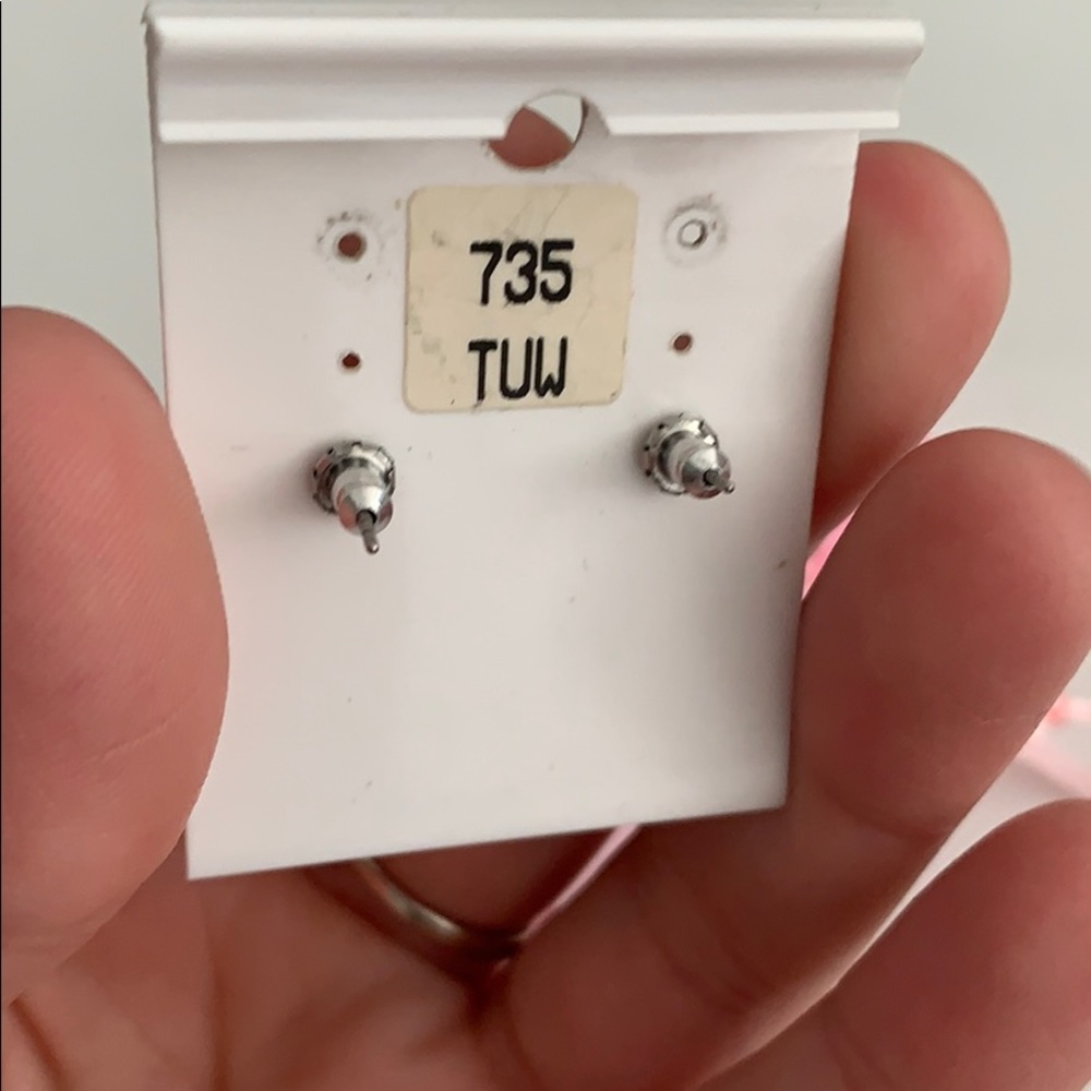 Authentic Turquoise Silver Earrings - image 4